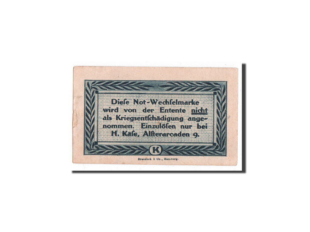 Biljet, Duitsland, 10 Pfennig, Citation, O.D, Undated, SPL+, Mehl:536.1b