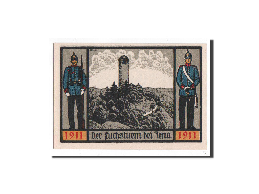 Geldschein, Deutschland, Jena Stadt, 1 Mark, tour 3, 1921, 1921-08-20, UNZ