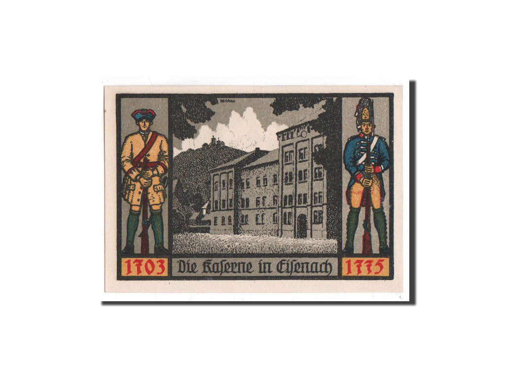 Banknote, Germany, Jena Stadt, 1 Mark, Batiment, 1921, 1921-08-20, UNC(65-70)