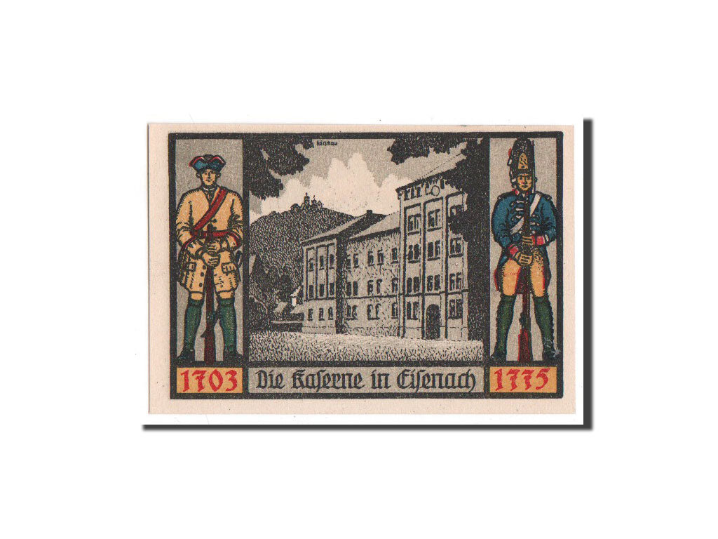 Banknote, Germany, Jena Stadt, 1 Mark, batiment 1, 1921, 1921-08-20, UNC(65-70)