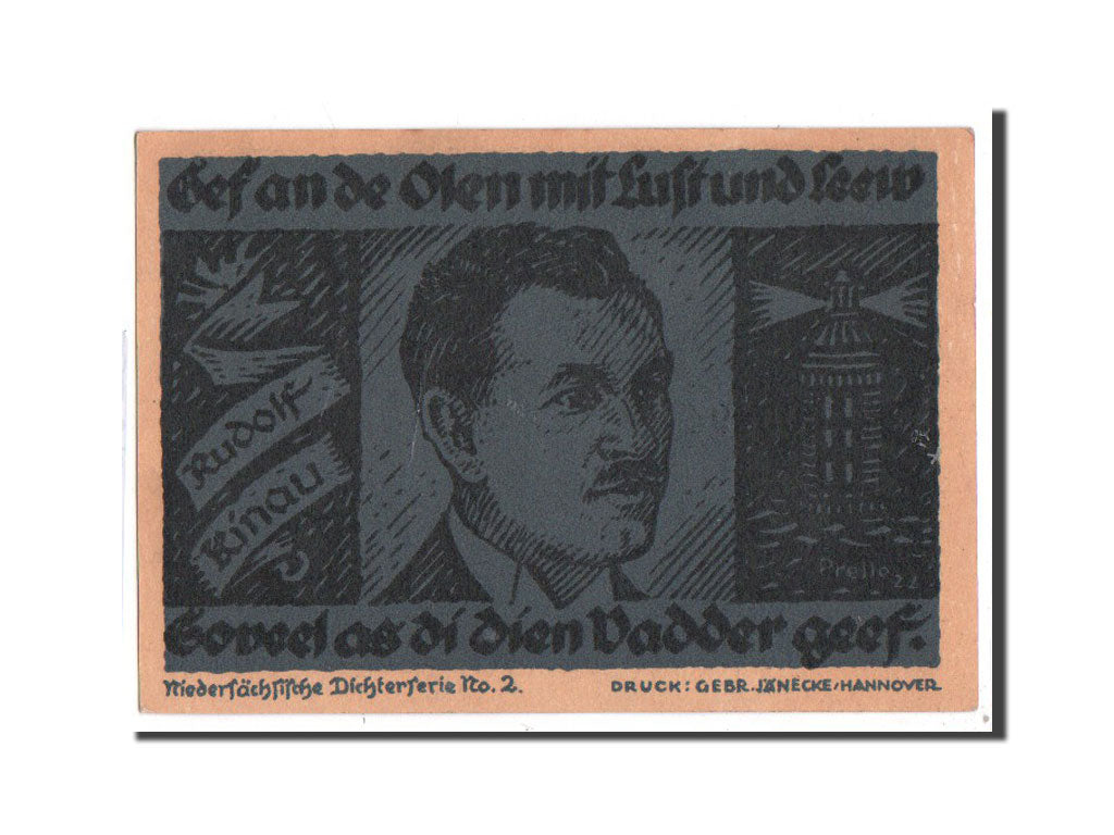 Banknote, Germany, Hannover, 10 Mark, personnage 2, 1922, 1922-02-01