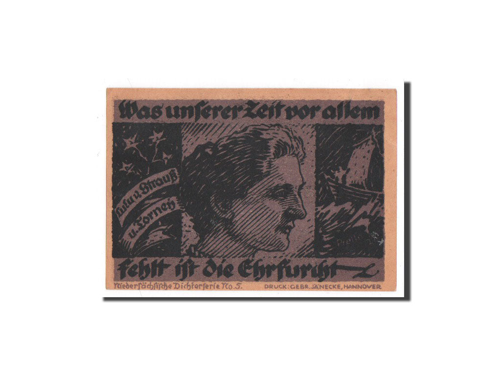 Banconote, Germania, Hannover, 2 Mark, personnage, 1922, 1922-02-01, FDS