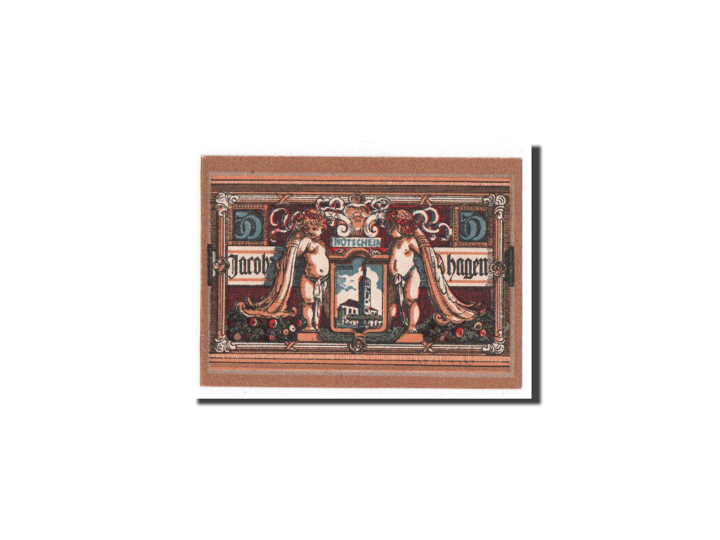 Banknote, Germany, Jacobshagen, 50 Pfennig, ange, 1920, Undated, UNC(65-70)