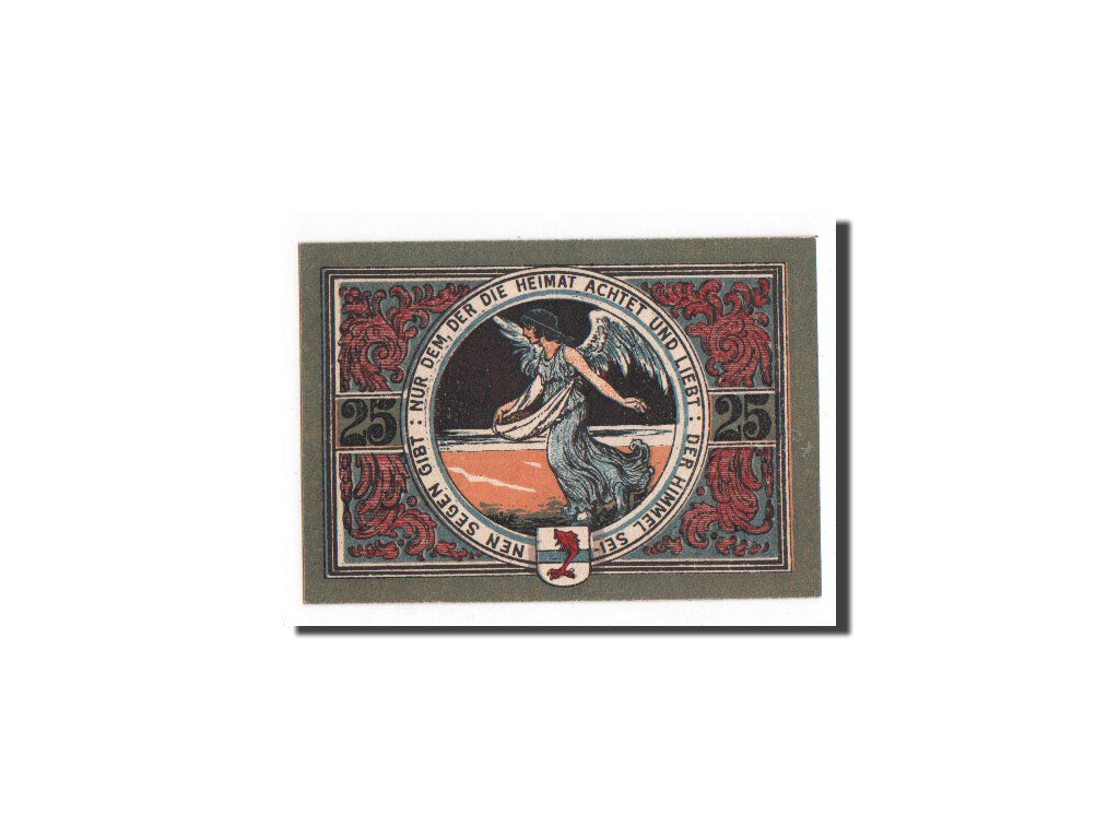 Banknote, Germany, Jacobshagen, 25 Pfennig, ange, 1920, Undated, UNC(65-70)