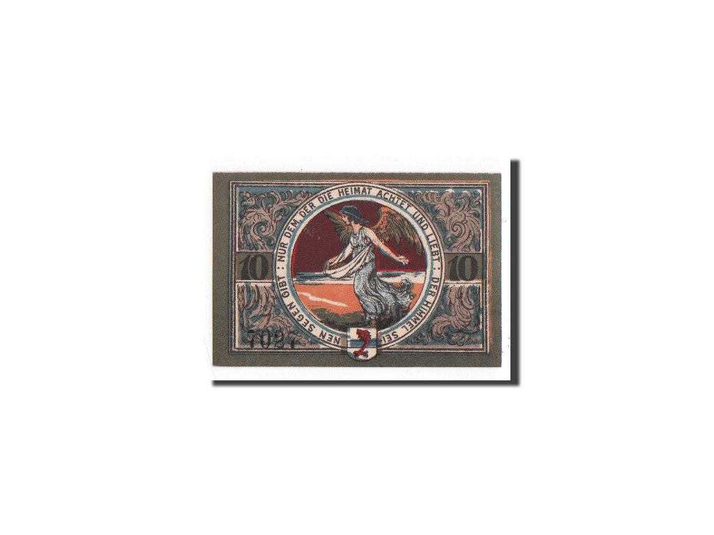 Banknote, Germany, Jacobshagen, 10 Pfennig, ange, 1920, Undated, UNC(65-70)