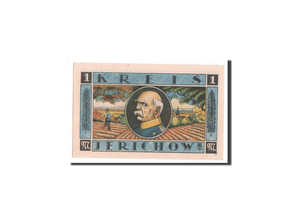 Banknote, Germany, Jerichow, 1 Mark, personnage, 1921, 1921-07-01, UNC(65-70)