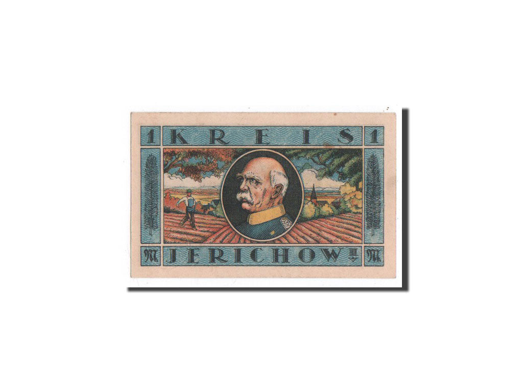 Banknote, Germany, Jerichow, 1 Mark, personnage, 1921, 1921-07-01, UNC(65-70)