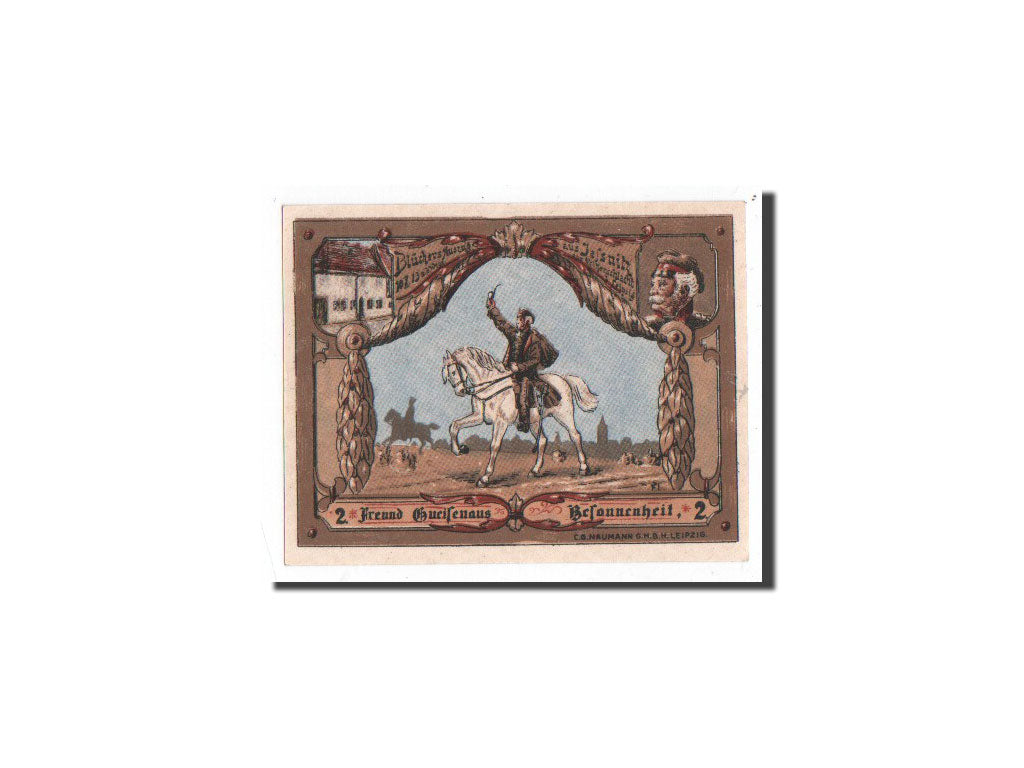 Banknote, Germany, Jessnitz, 25 Pfennig, cavalier, 1921, Undated, UNC(65-70)