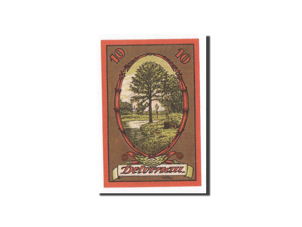 Banknote, Germany, Koberg, 10 Pfennig, paysage, O.D, Undated, UNC(65-70)