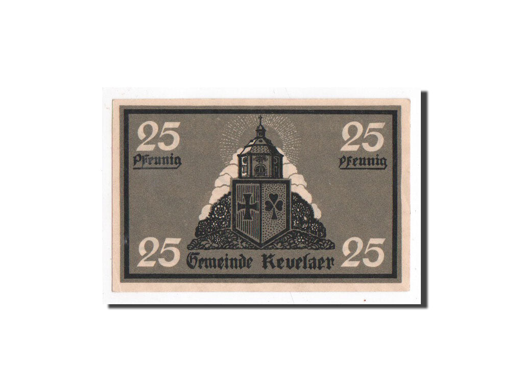 Banknote, Germany, Kevelaer, 25 Pfennig, personnage, 1921, 1921-06-01