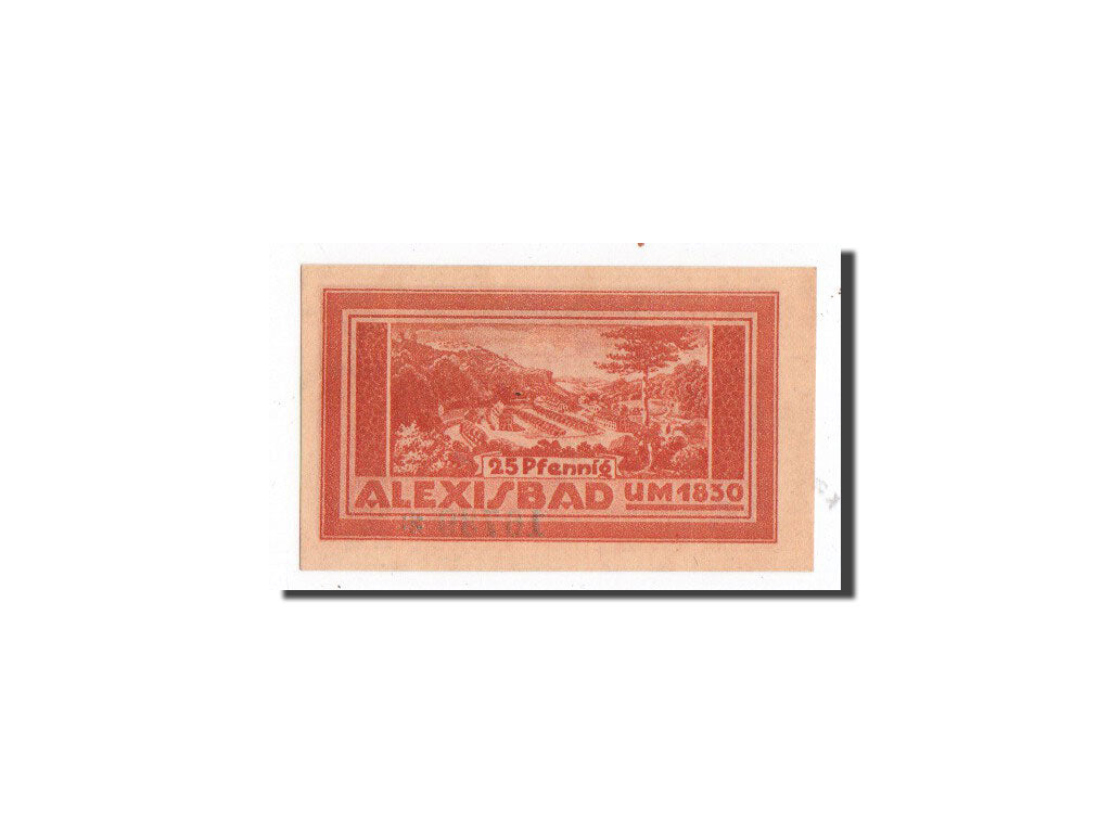 Banknote, Germany, Harzgerode, 25 Pfennig, paysage, 1921, 1921-07-07