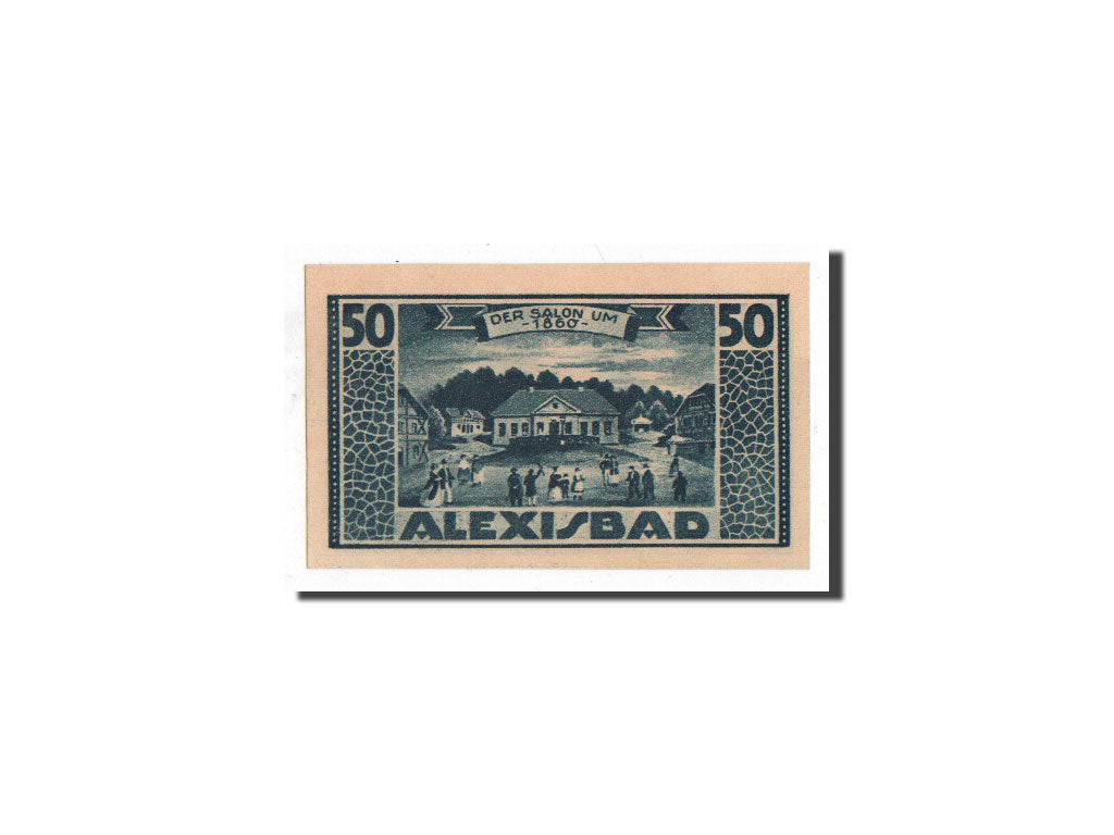 Banknote, Germany, Harzgerode, 50 Pfennig, paysage, 1921, 1921-07-07