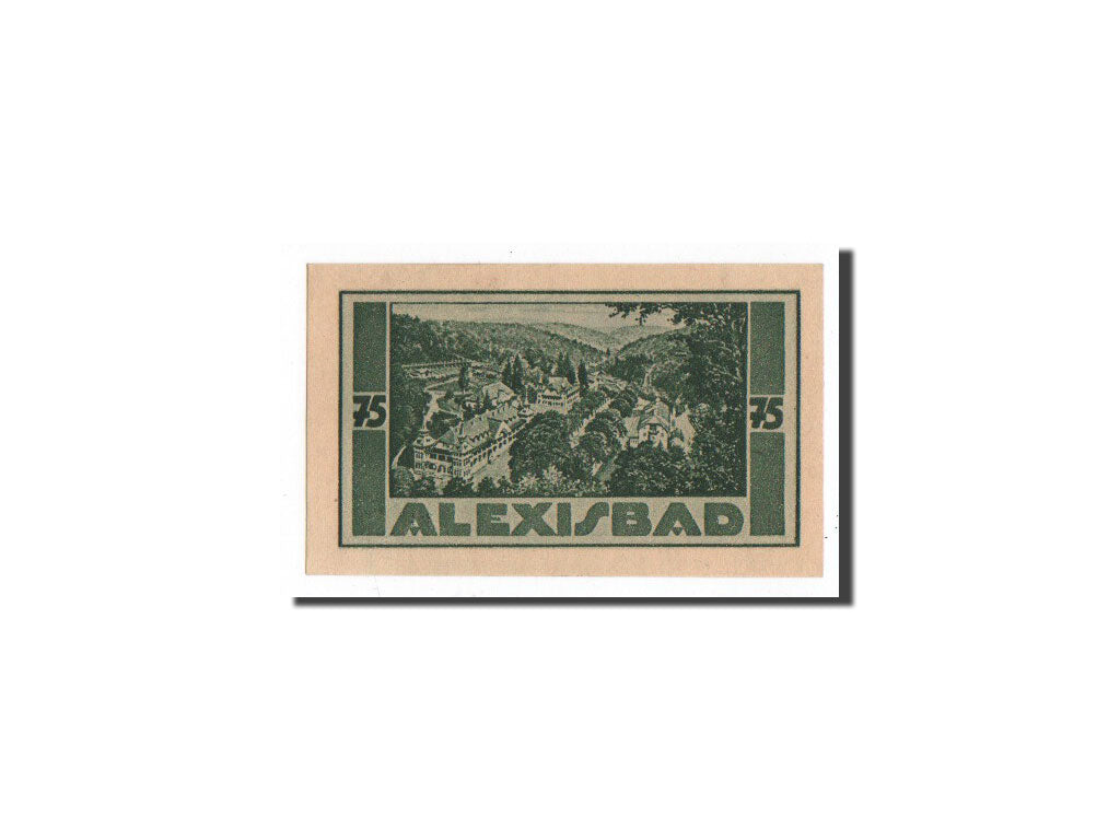 Banknote, Germany, Harzgerode, 75 Pfennig, paysage, 1921, 1921-07-07