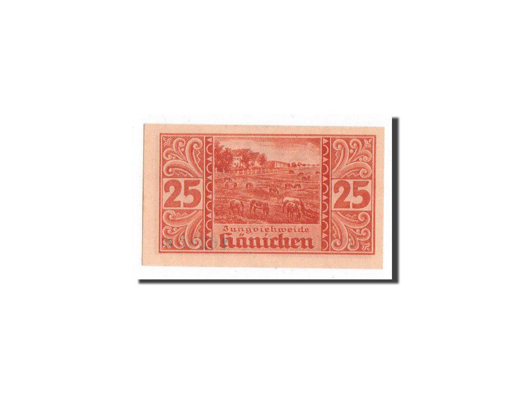 Banknote, Germany, Harzgerode, 25 Pfennig, paysage, 1921, 1921-07-07