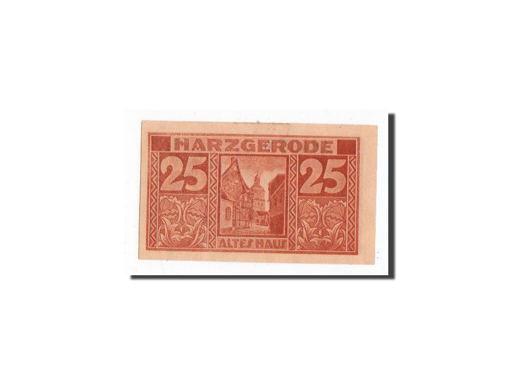 Banknote, Germany, Harzgerode, 25 Pfennig, paysage, 1921, 1921-07-07