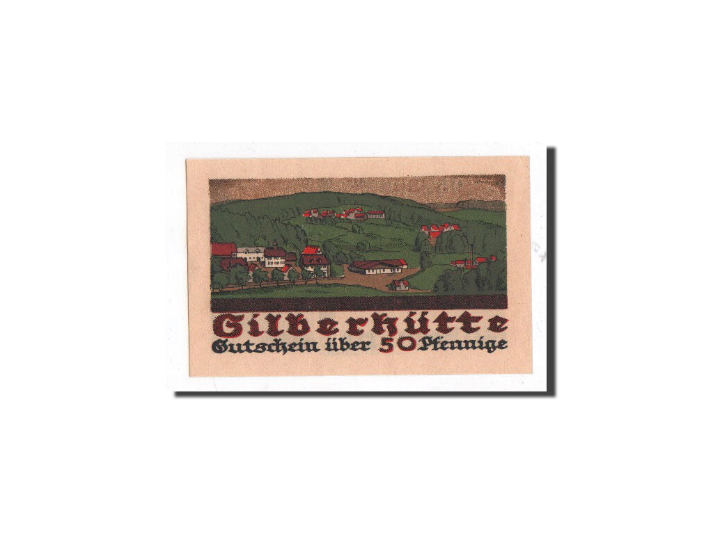 Banknote, Germany, Harzgerode, 50 Pfennig, paysage, 1921, 1921-07-07