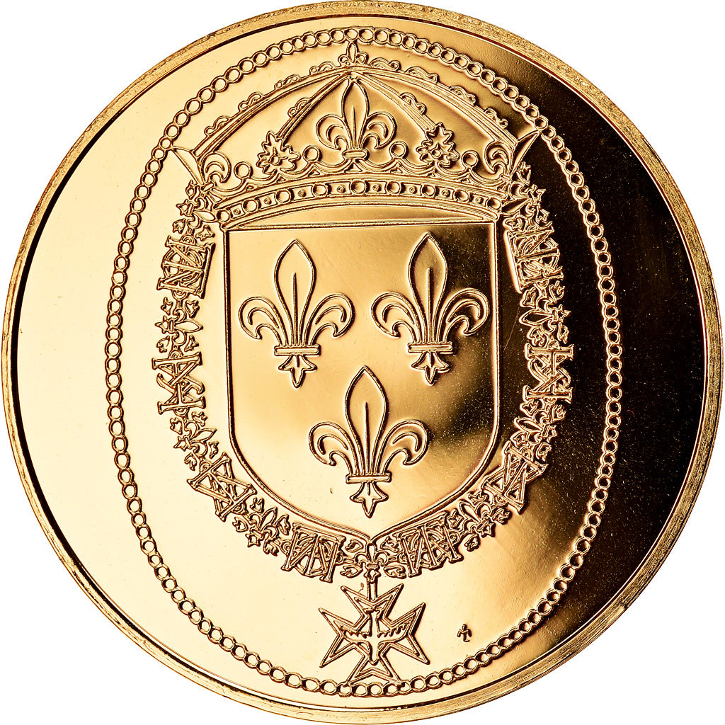 França, Medal, Les Rois de France, Henri III, História, MS(63), Vermeil