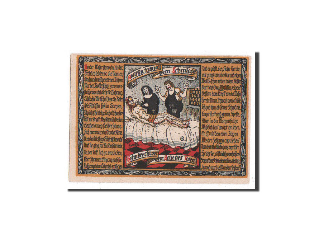 Banknote, Germany, Helmarshausen, 2 Mark, mort, 1921, 1921-05-15, UNC(65-70)