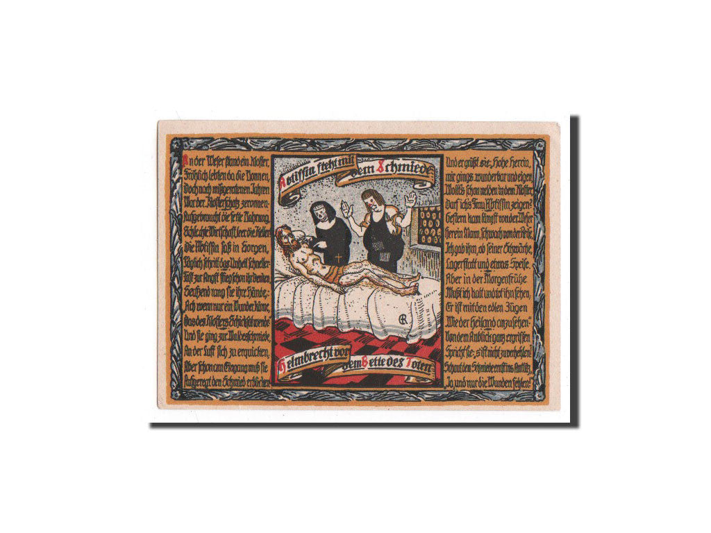 Banknote, Germany, Helmarshausen, 2 Mark, mort, 1921, 1921-05-15, UNC(65-70)