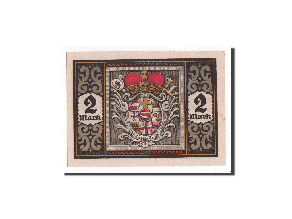 Banknot, Niemcy, Herstelle, 2 Mark, Ecusson, 1921, 1921-11-01, UNC(65-70)