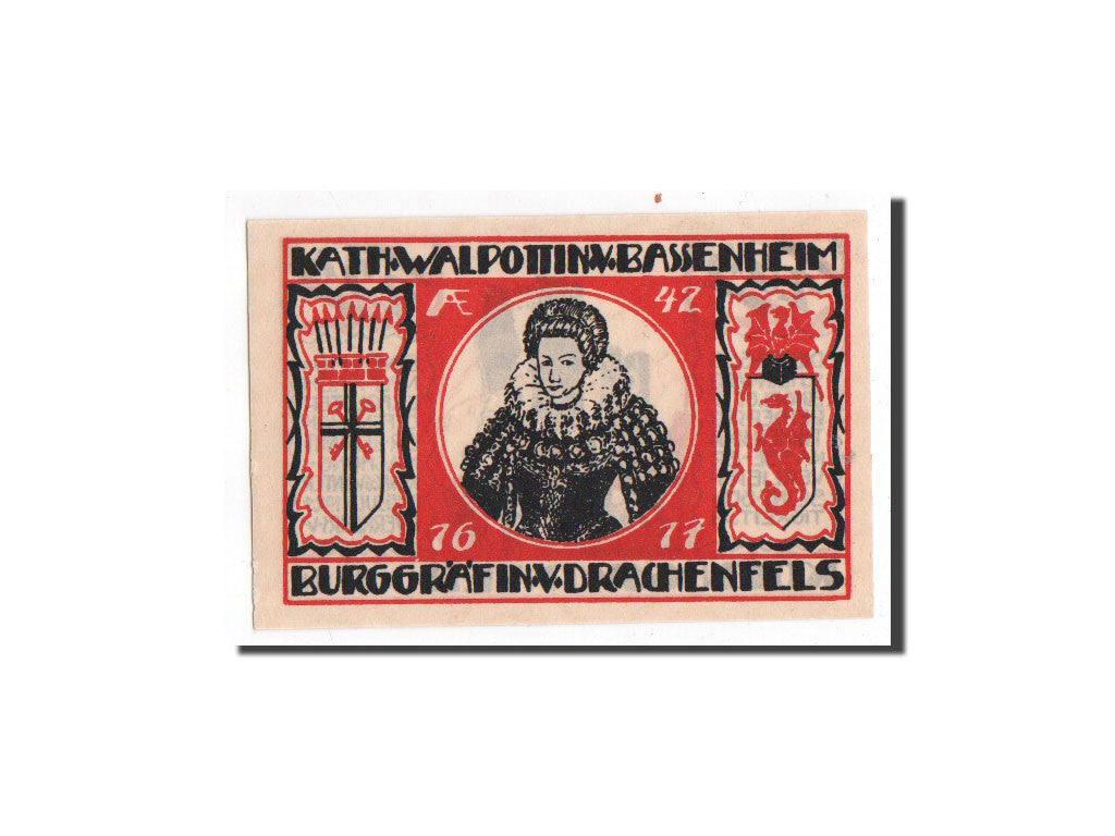 Banknote, Germany, Königswinter, 25 Pfennig, personnage, 1921, 1921-07-15
