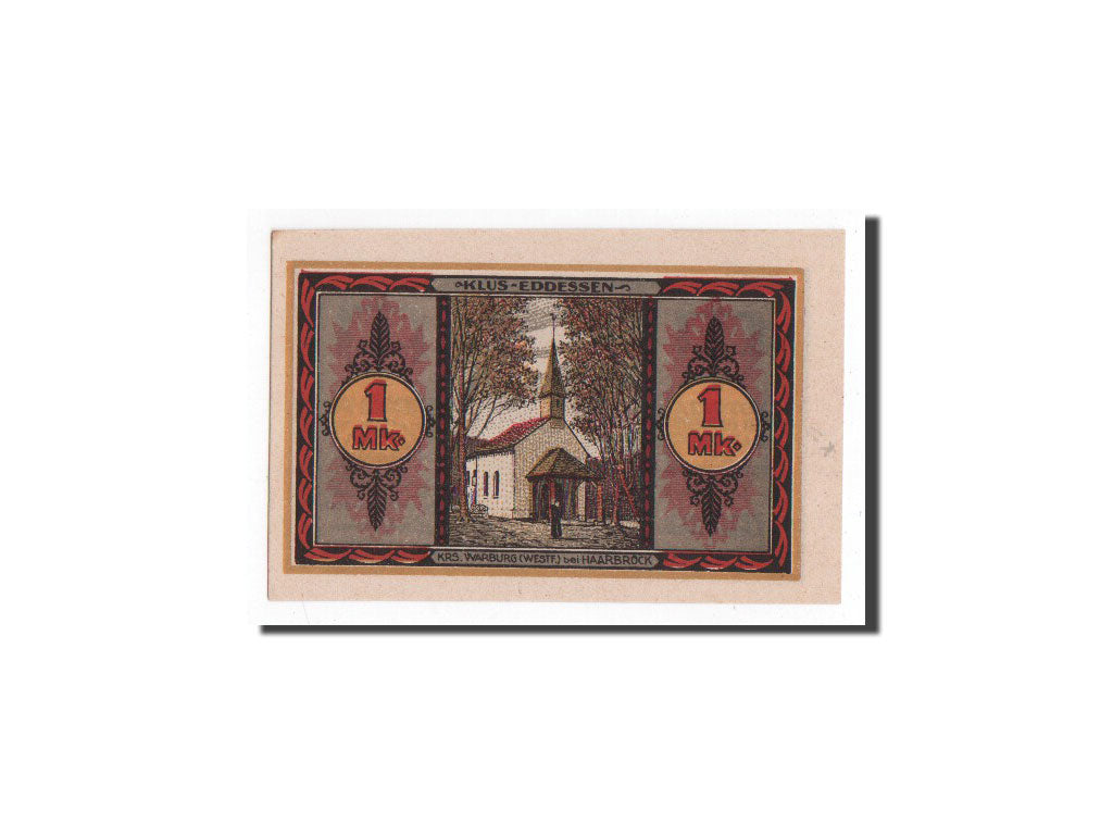 Banknot, Niemcy, Haarbrück, 1 Mark, Eglise, 1921, 1921-11-05, UNC(65-70)