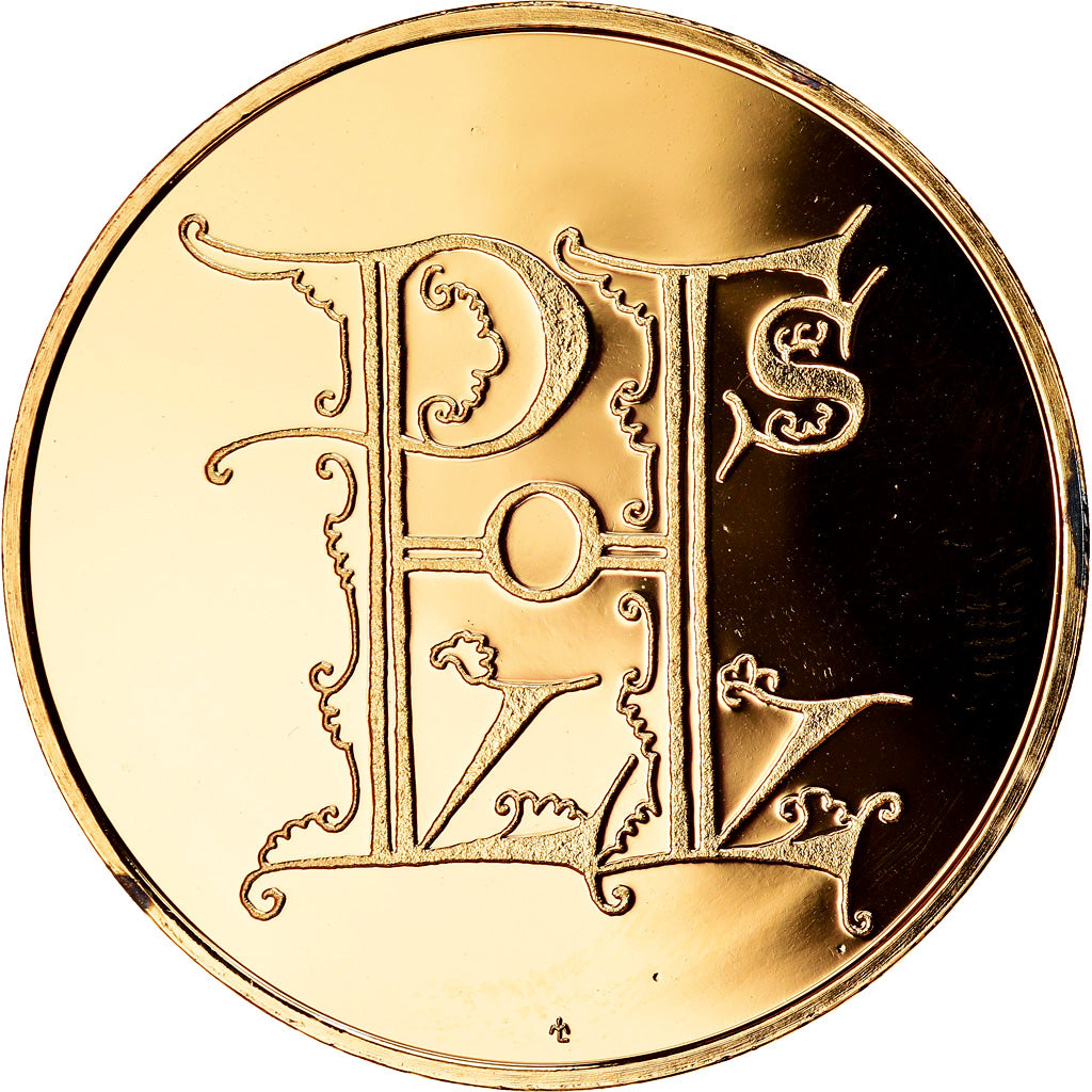 França, Medal, Les Rois de France, Louis VII, História, MS(63), Vermeil