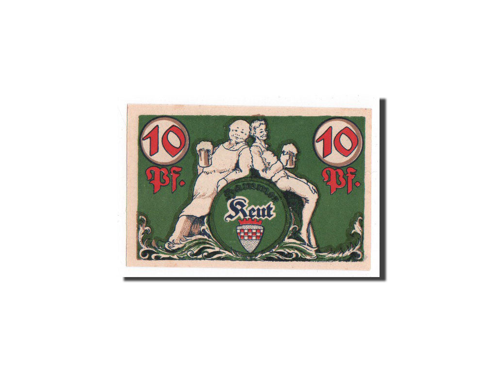 Banknote, Germany, Hamm, 10 Pfennig, vert, 1921, 1921-10-01, UNC(65-70)