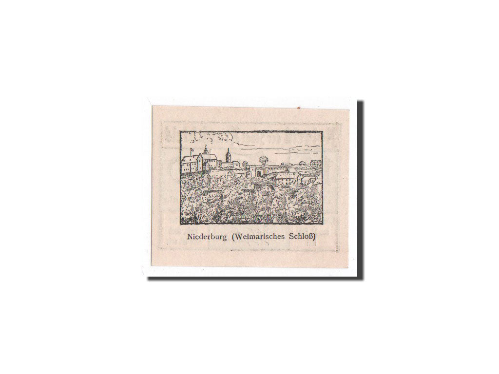 Banknote, Germany, Kranichfeld, 10 Pfennig, paysage 1, 1921, 1921-02-22