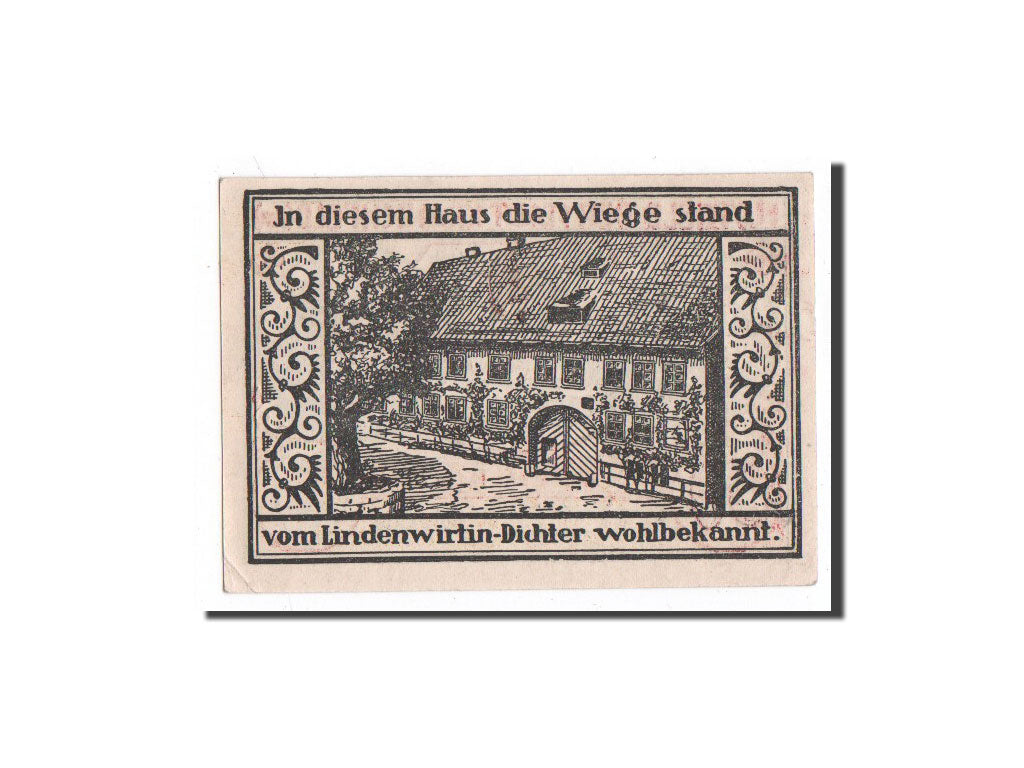 Banknote, Germany, Kranichfeld, 50 Pfennig, Maison, 1921, 1921-02-22