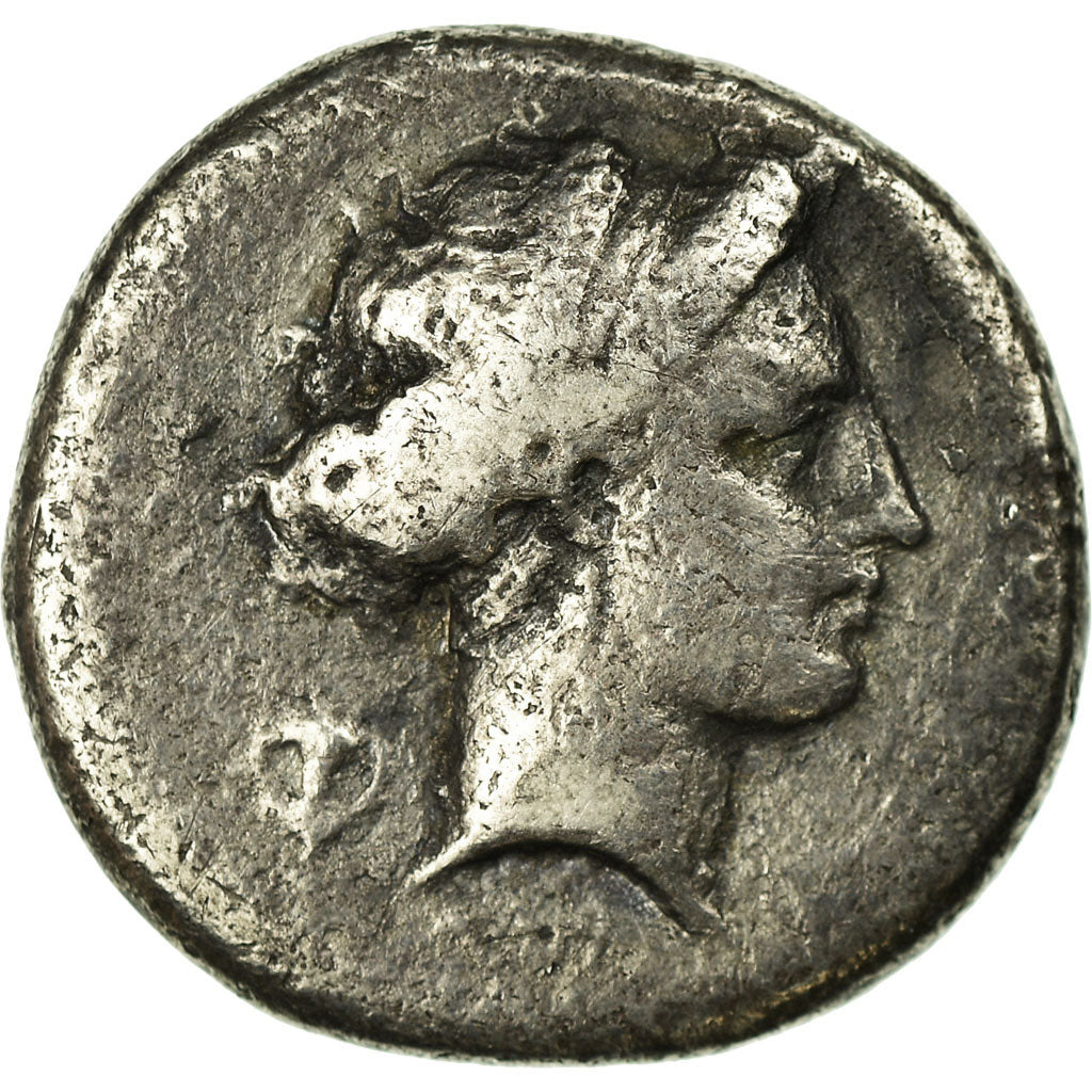 Moneta, Campania, Neapolis, Didrachm, Naples, MB+, Argento