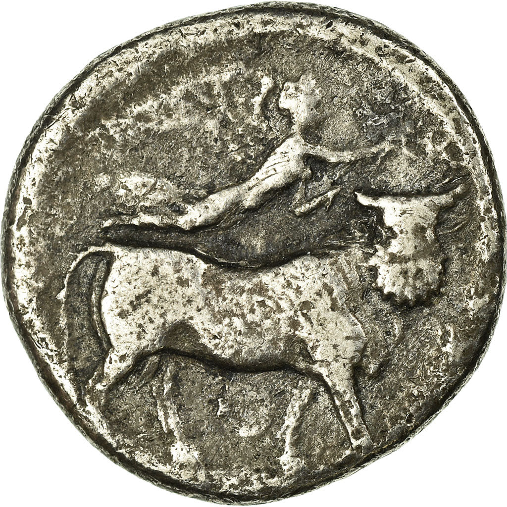 Moneta, Campania, Neapolis, Didrachm, Naples, MB+, Argento