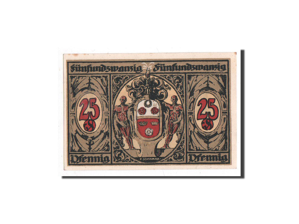 Banknote, Germany, Kronach, 25 Pfennig, Maison, 1921, Undated, UNC(65-70)
