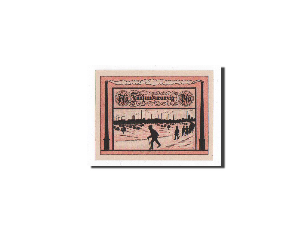 Banknote, Germany, Jessnitz, 25 Pfennig, paysage, 1921, Undated, UNC(65-70)