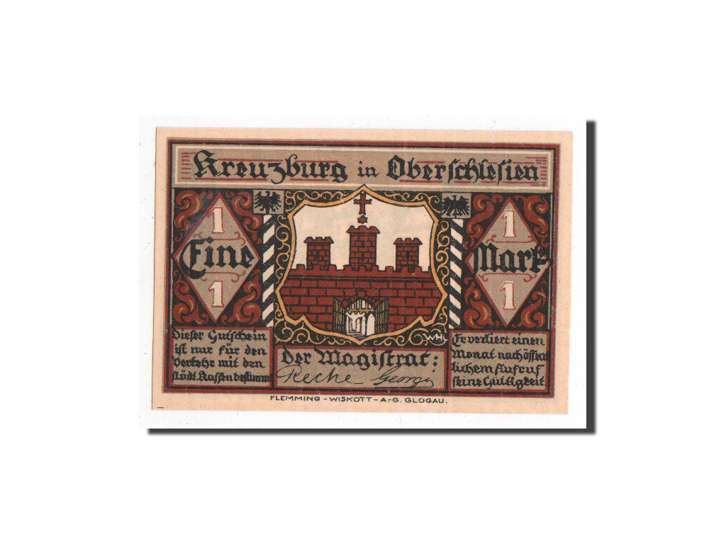 Banknote, Germany, Krakow, 1 Mark, Ville, O.D, Undated, UNC(65-70), Mehl:744.3b
