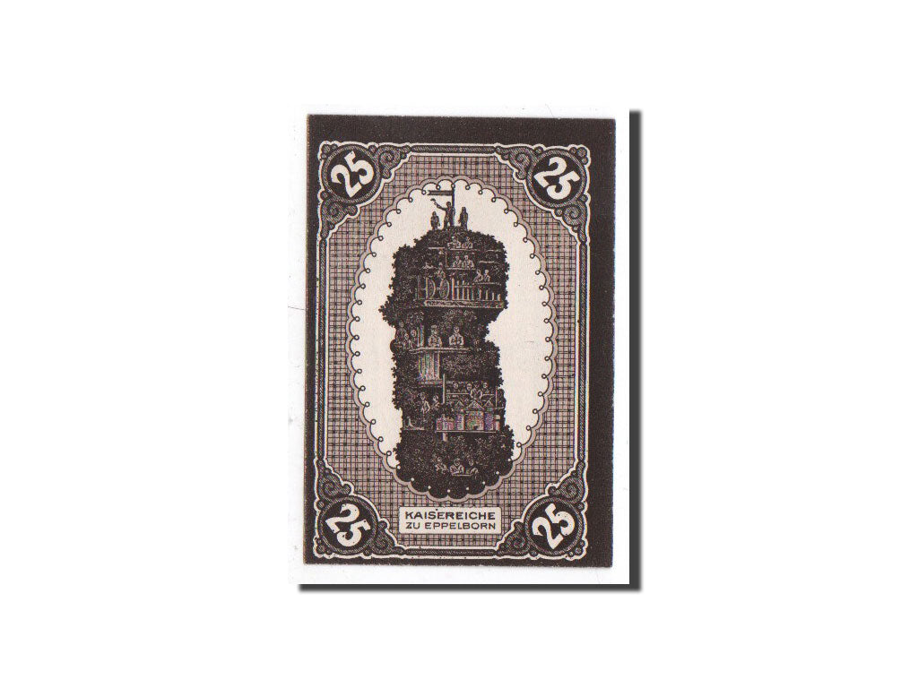 Banknote, Germany, Eppelborn - Dimingen, 25 Pfennig, personnage, 1921