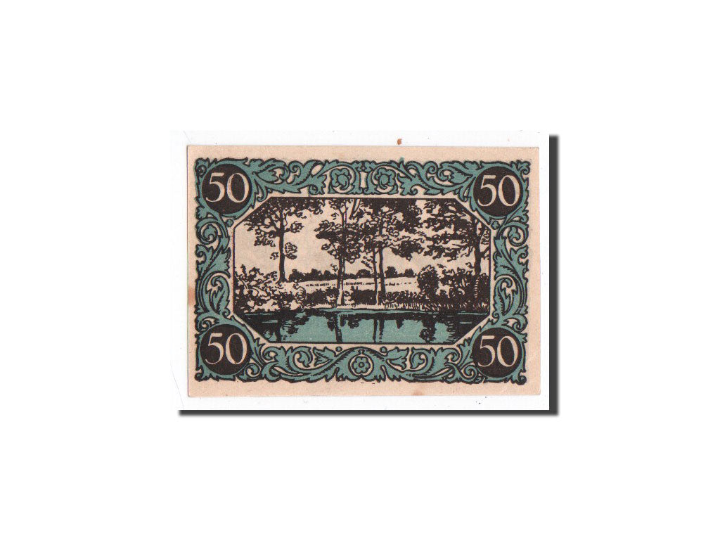 Banknote, Germany, Kindelbrück, 50 Pfennig, paysage, 1920, 1920-11-23