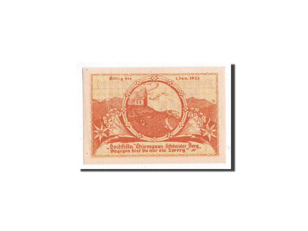 Banknot, Niemcy, Ruhpolding, 30 Pfennig, paysage, 1921, 1921-04-05, UNC(65-70)