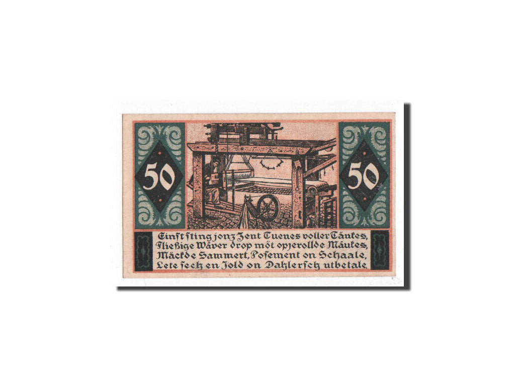 Banknote, Germany, St Tönis, 50 Pfennig, métier, 1920, 1920-11-05, UNC(65-70)