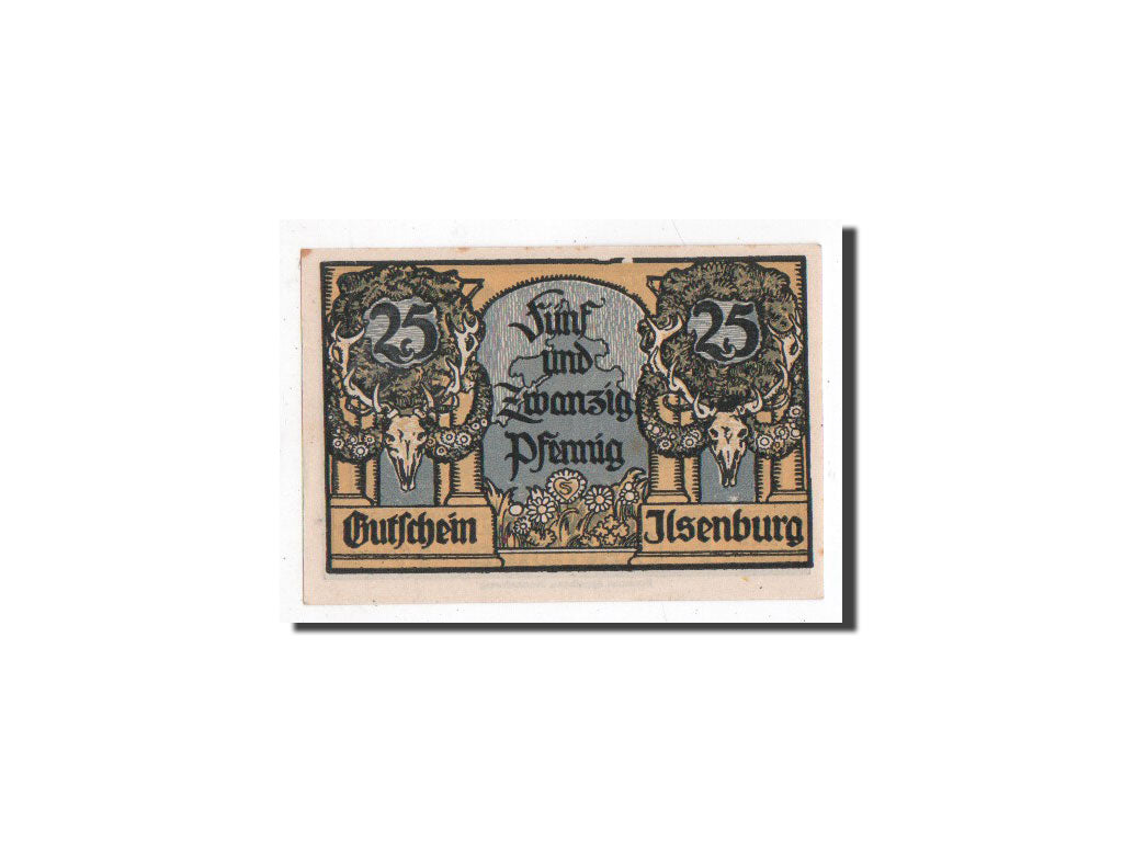 Banknote, Germany, Llsenburg, 25 Pfennig, Ville, 1921, 1921-06-01, UNC(65-70)