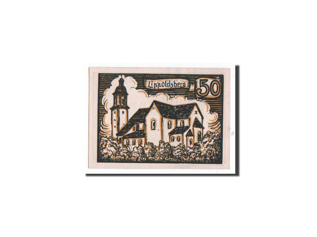 Banknote, Germany, Hofgeismar, 50 Pfennig, Eglise, O.D, Undated, UNC(65-70)