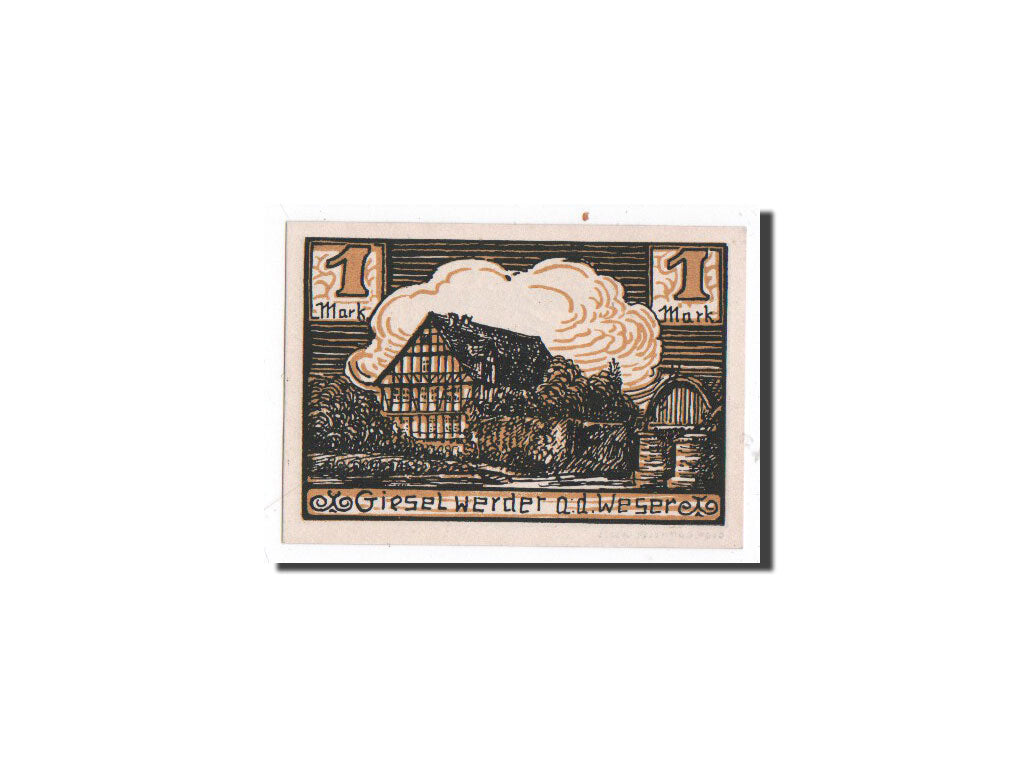 Banknote, Germany, Hofgeismar, 1 Mark, Maison, O.D, Undated, UNC(65-70)