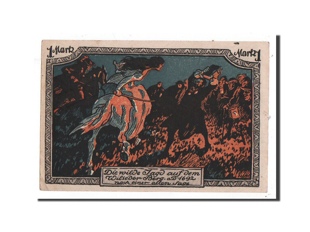 Banknote, Germany, Stuttgart, 1 Mark, personnage, O.D, Undated, UNC(65-70)