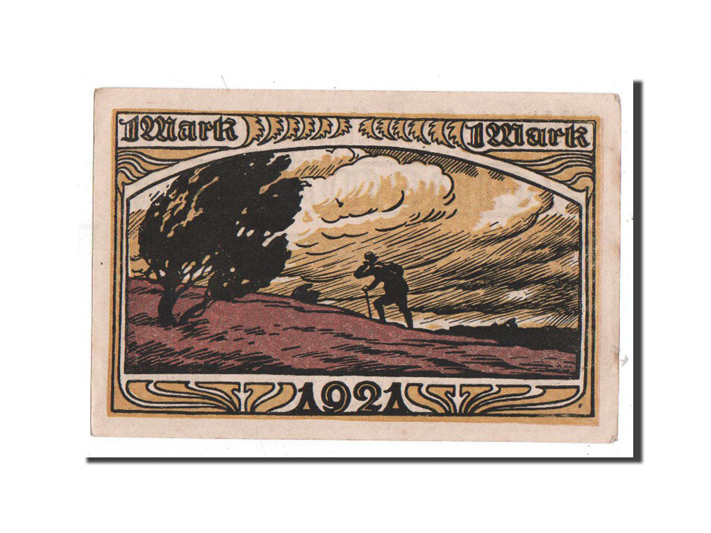 Banknote, Germany, Stuttgart, 1 Mark, paysage, O.D, Undated, UNC(65-70)