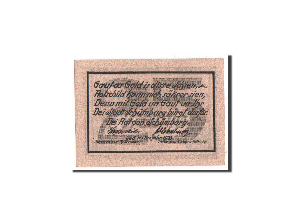 Banknote, Germany, Schönberg, 25 Pfennig, Citation, O.D, Undated, UNC(65-70)