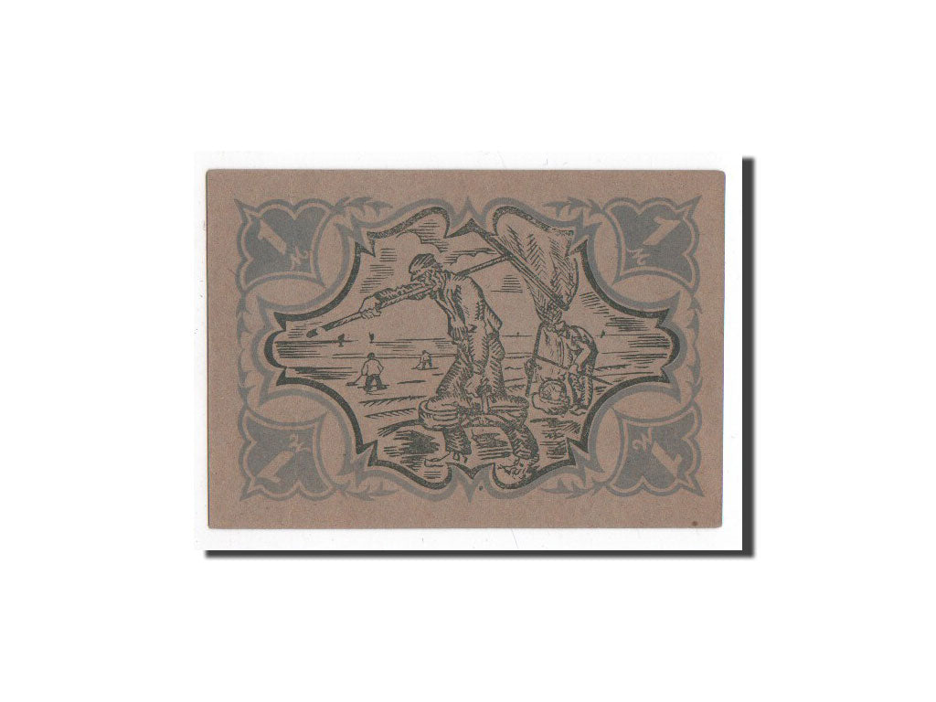 Banknote, Germany, Schobull, 1 Mark, pêcheur, 1921, 1921-06-01, UNC(65-70)