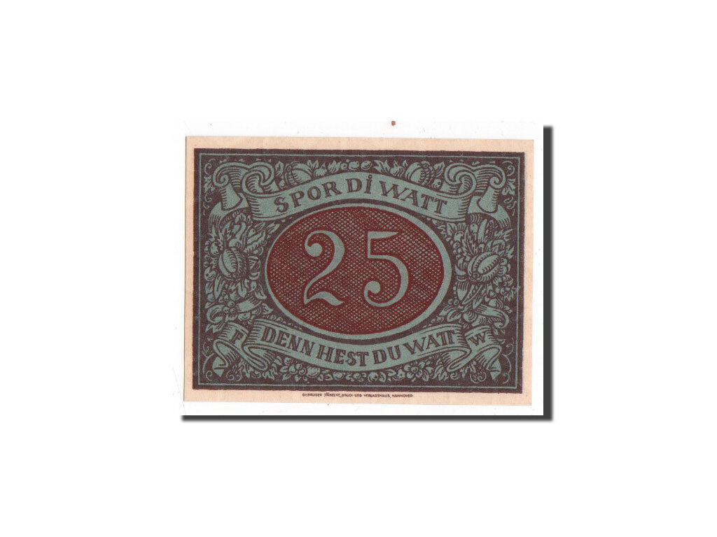 Banknote, Germany, Schneverdingen, 25 Pfennig, personnage, 1921, 1921-02-25
