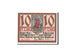 Banknote, Germany, Kahla, 10 Pfennig, personnage, 1921, Undated, UNC(65-70)