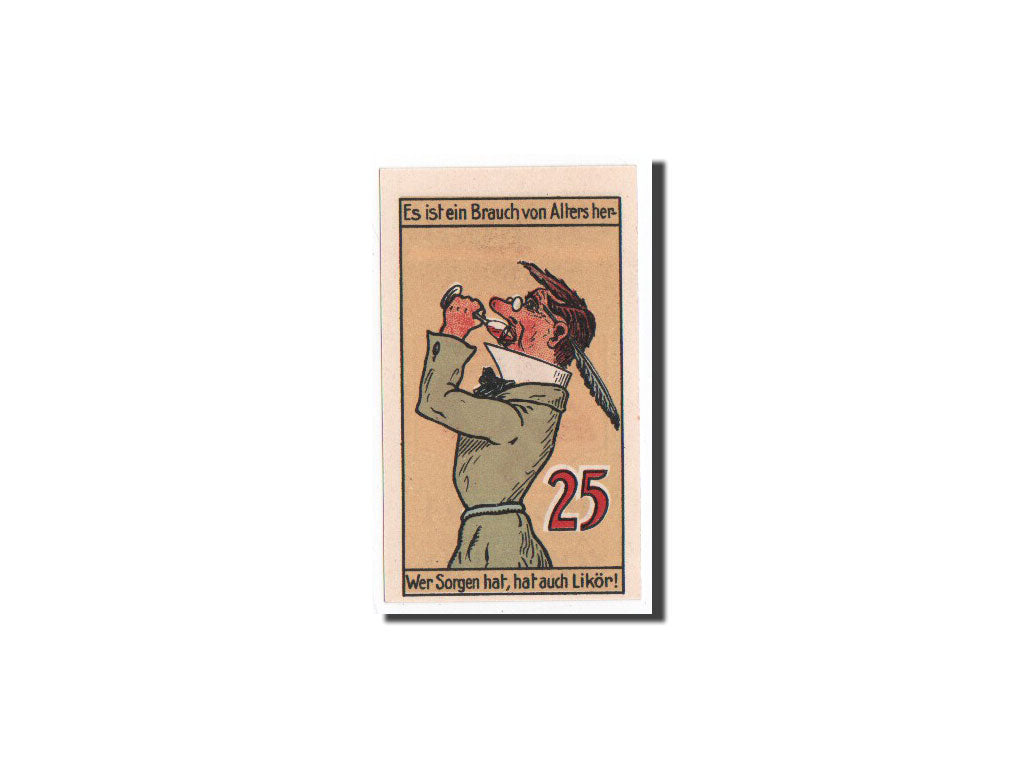 Banknote, Germany, Schmolln, 25 Pfennig, personnage, O.D, Undated, UNC(65-70)