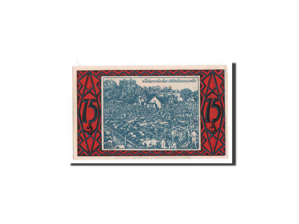 Banknote, Germany, Scharmbeck Stadt, 75 Pfennig, élevage, 1920, 1920-12-01